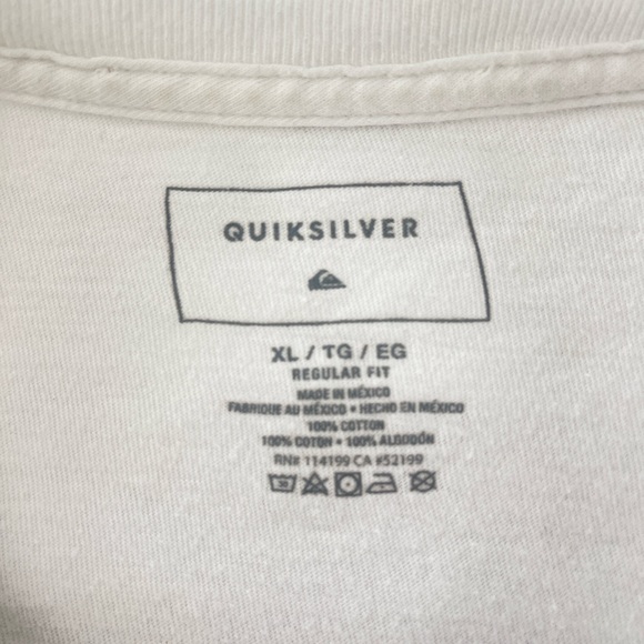 Men’s Billabong XL White Short Sleeve Tee - Picture 5 of 5